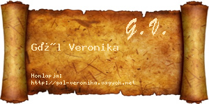 Gál Veronika névjegykártya