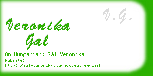 veronika gal business card